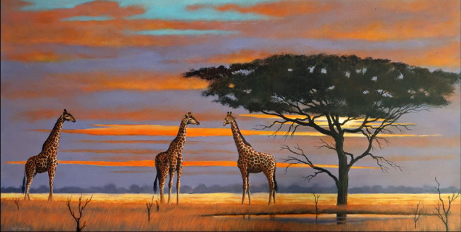 Twilight Tranquility by South African artist, Joe Marais.