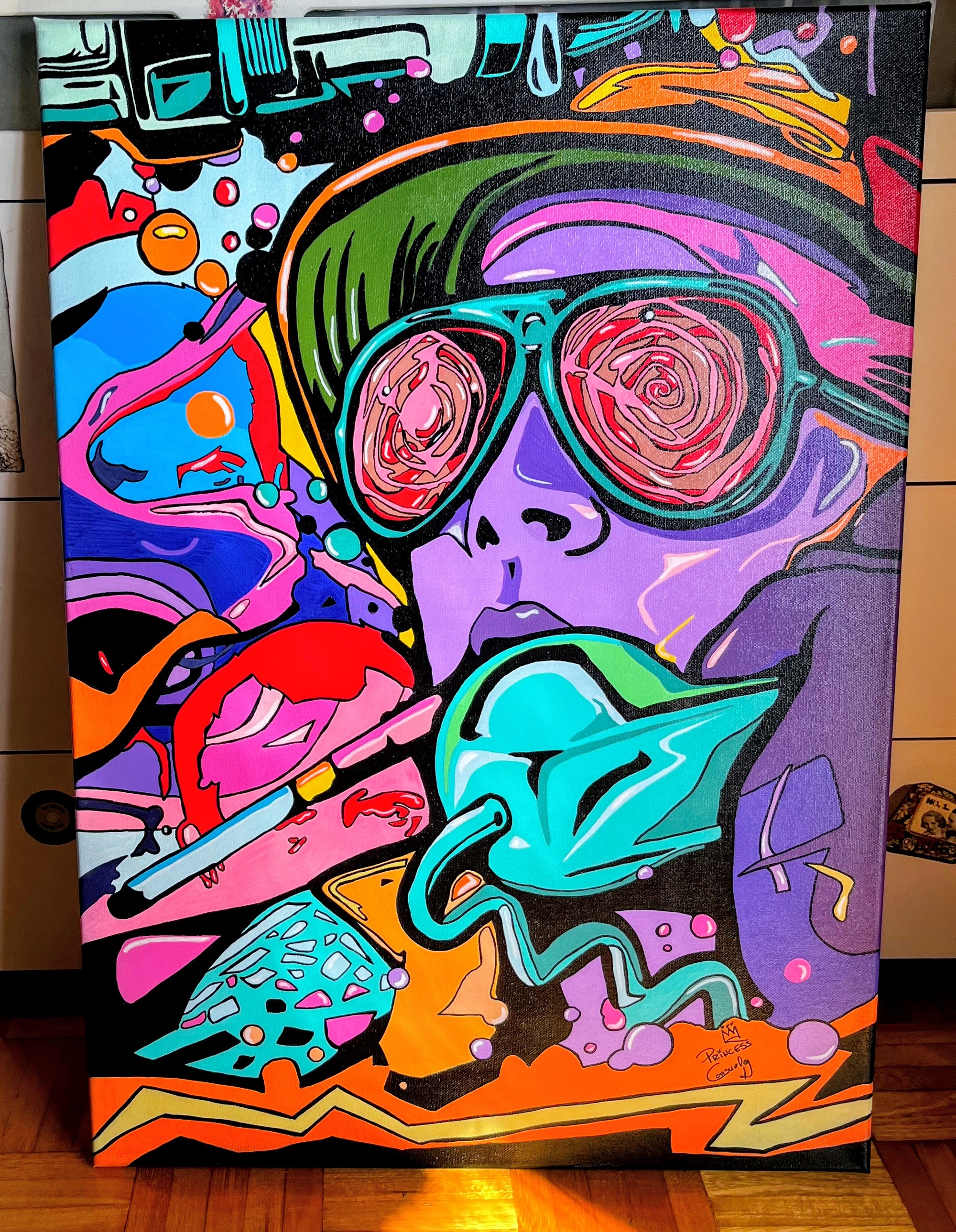 FEAR AND LOATHING IN LAS VEGAS 50*70 CM