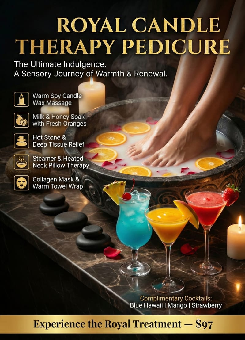 More Than Just a Pedicure: Discover the Magic of Warm Oil Candle Massage