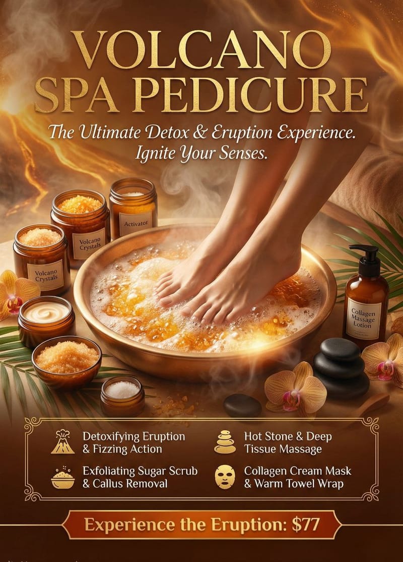 VOLCANO SPA PEDICURE (P6)