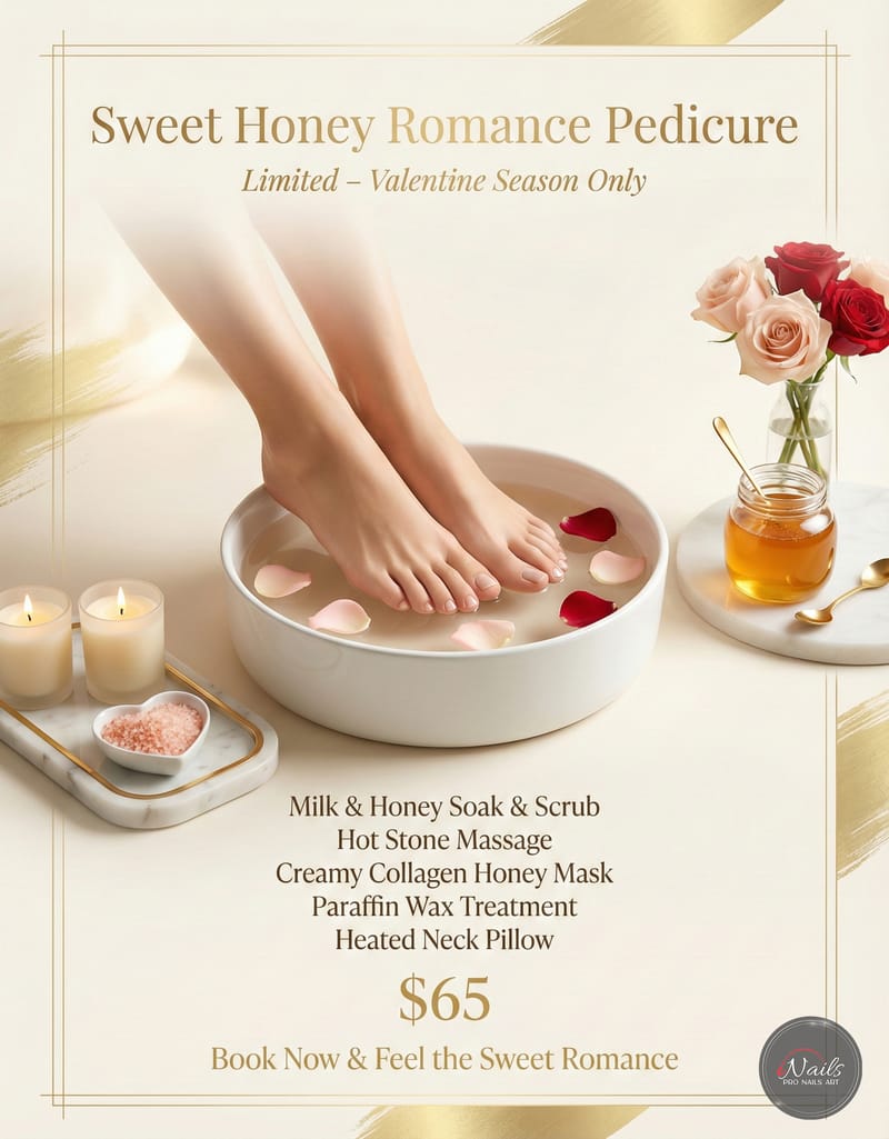 Experience the Sweet Honey Romance: The Ultimate Valentine’s Pedicure in Sevierville.
