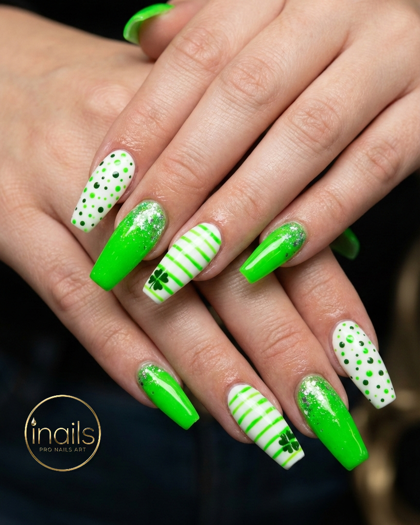 St.Patrick's Day nails design