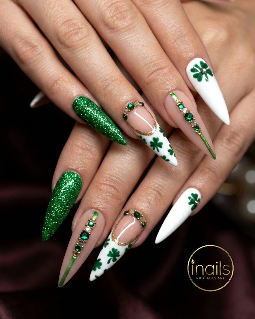 St.Patrick's Day nails design