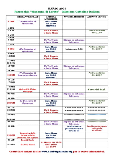 Calendario Mensile image