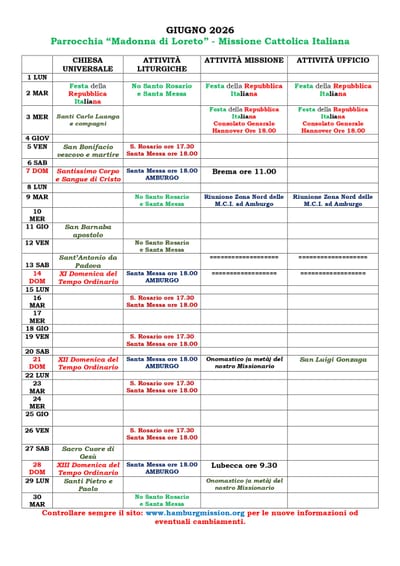 Calendario Mensile image
