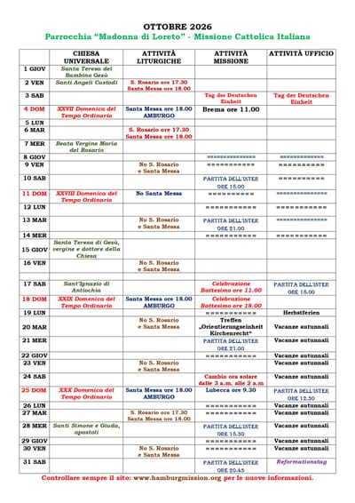 Calendario Mensile image