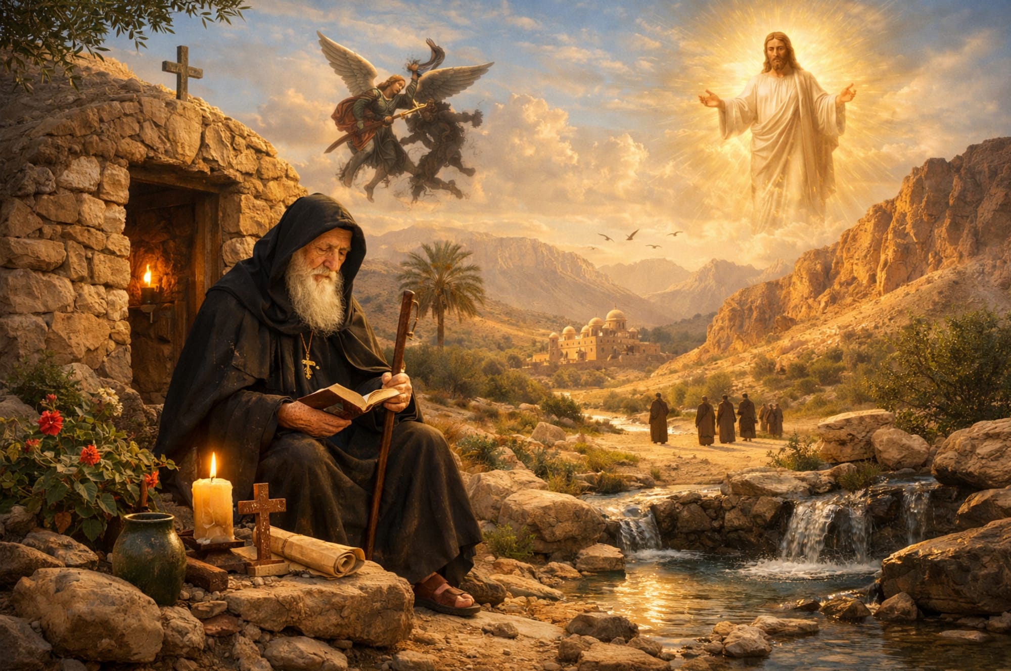 صَلاةٌ إِلى القِدِّيس أَنْطونيوس الكَبِير