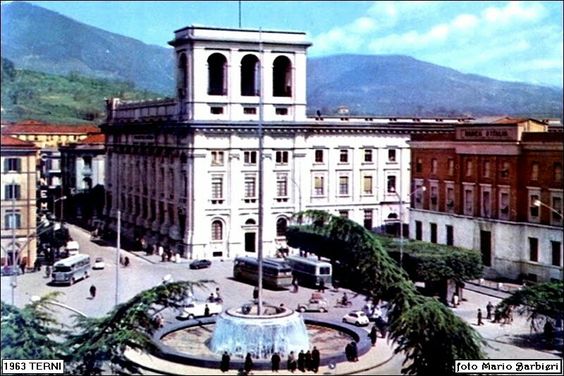 Piazza Tacito a Terni 1963