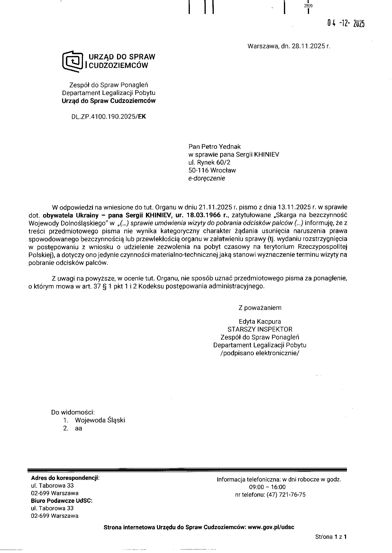 Urząd do Spraw Cudzoziemców