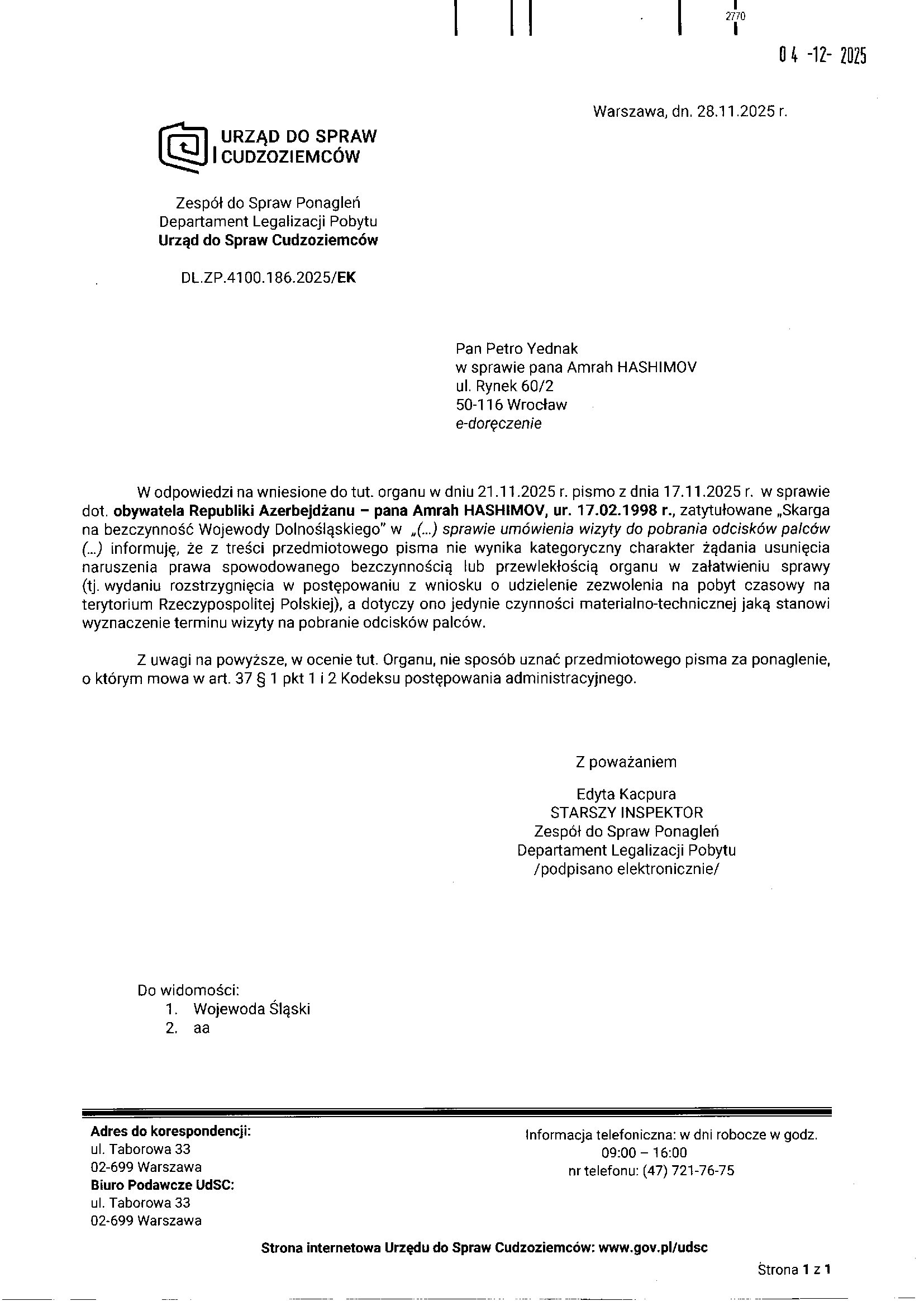 Urząd do Spraw Cudzoziemców