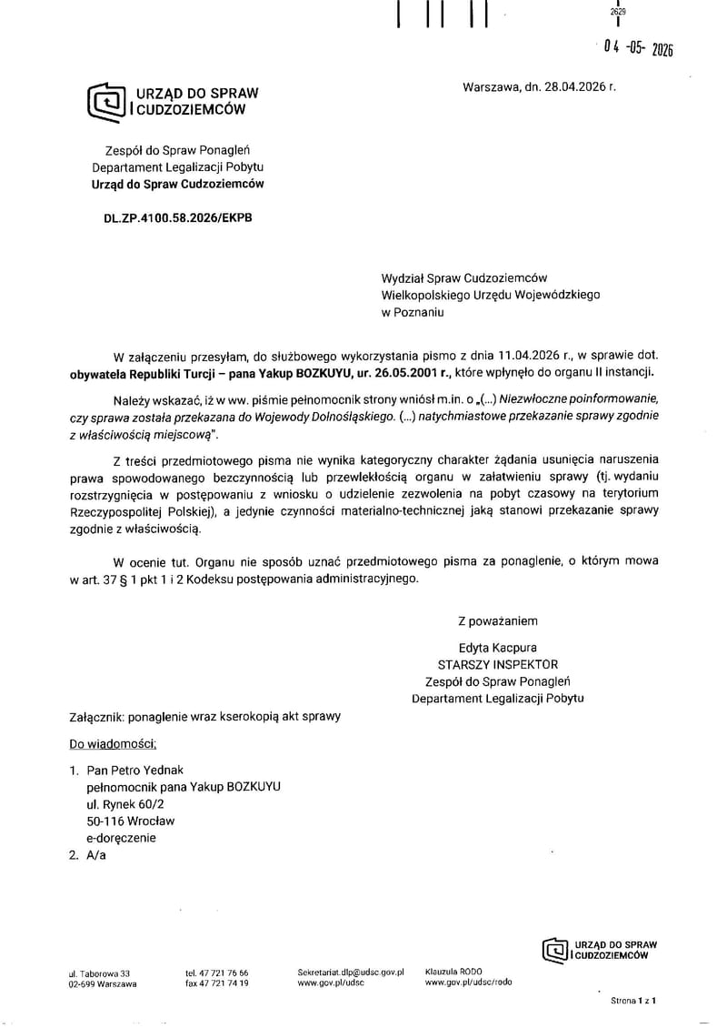 Urząd do Spraw Cudzoziemców