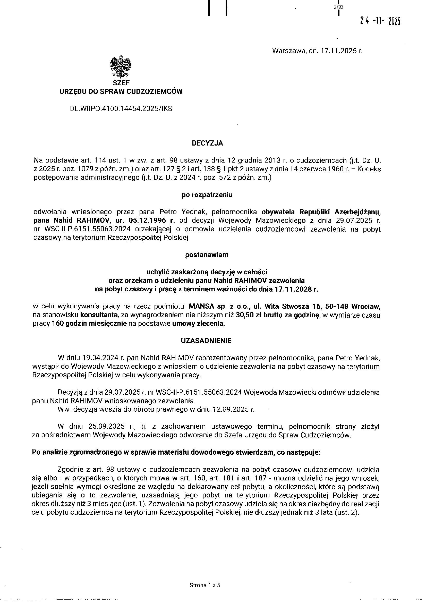 Urząd do Spraw Cudzoziemców