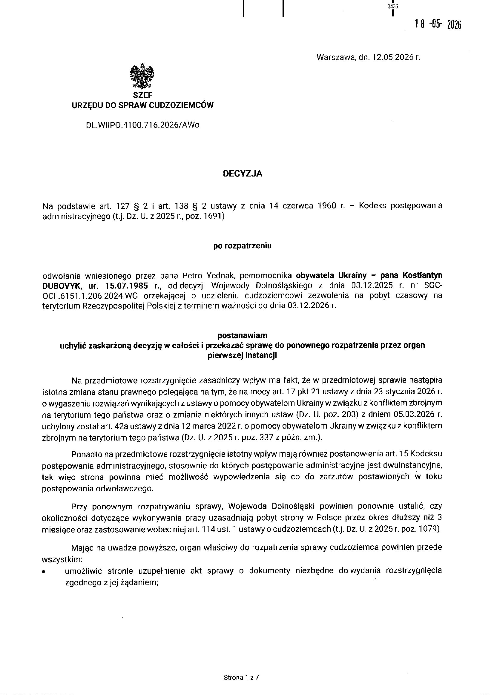 Urząd do Spraw Cudzoziemców