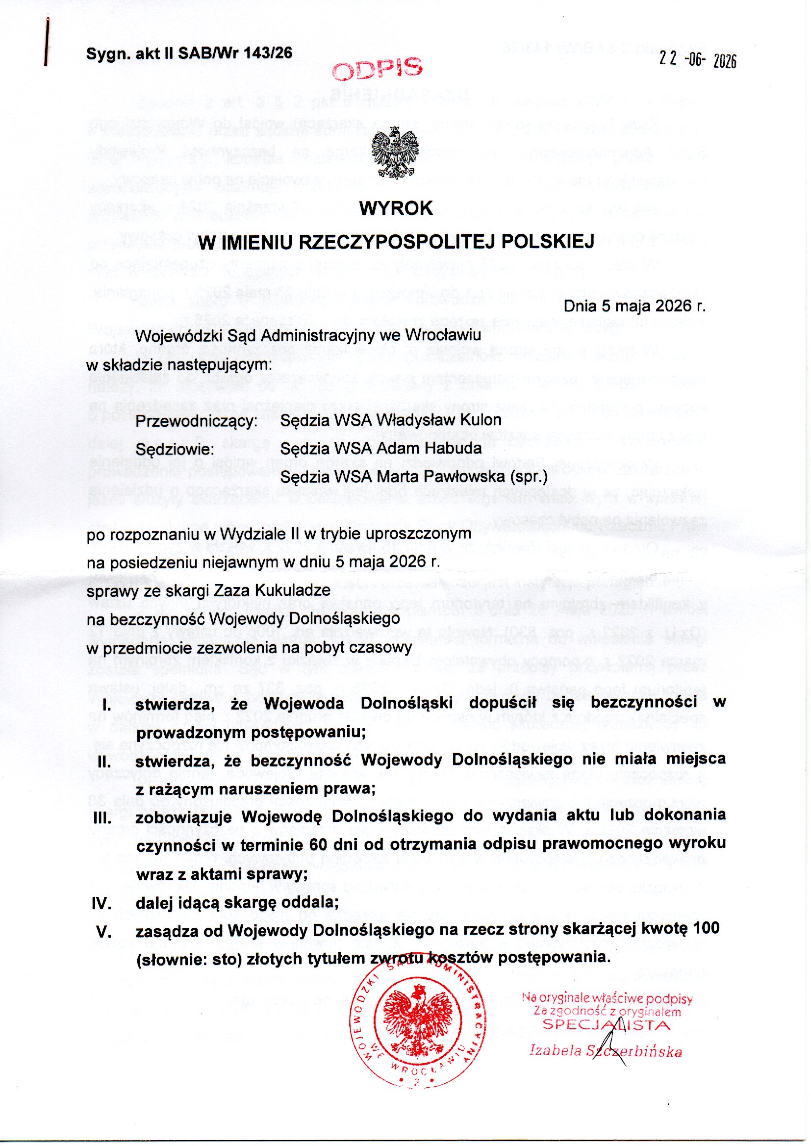 WSA