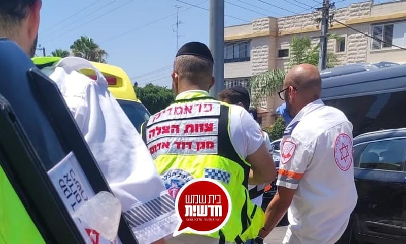 רחוב השבעה: גבר בן 72 התמוטט בחנות - פונה עם דופק לאחר פעולות החייאה