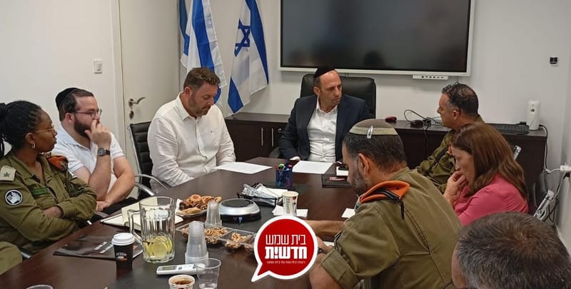 היערכות לחירום: ראש העיר נפגש עם מפקד פיקוד העורף המחוזי