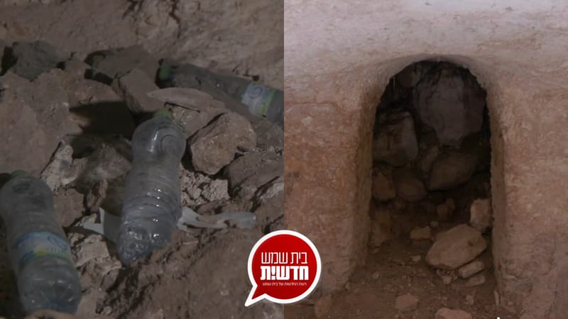 גרמו נזק בלתי הפיך לאתר: שב"חים ניסו לבזוז אתר עתיקות ליד בית שמש ונתפסו