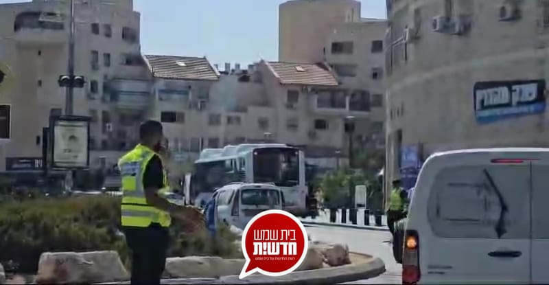 פיילוט חדש בעיר: פקחי תנועה הוצבו בכיכרות לניווט את התנועה העמוסה