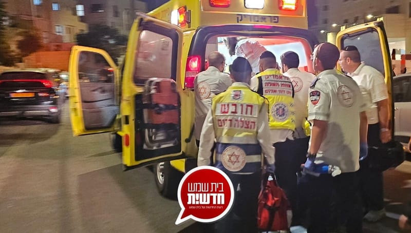 רחוב נהר הירדן: ילד בן 5 נפל מגובה - מצבו בינוני