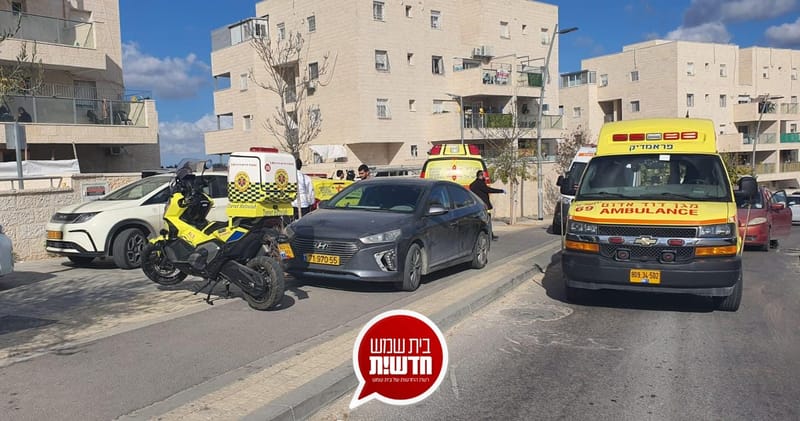 רמת בית שמש ב': גבר כבן 80 נחנק במהלך סעודה - פונה עם דופק לאחר החייאה