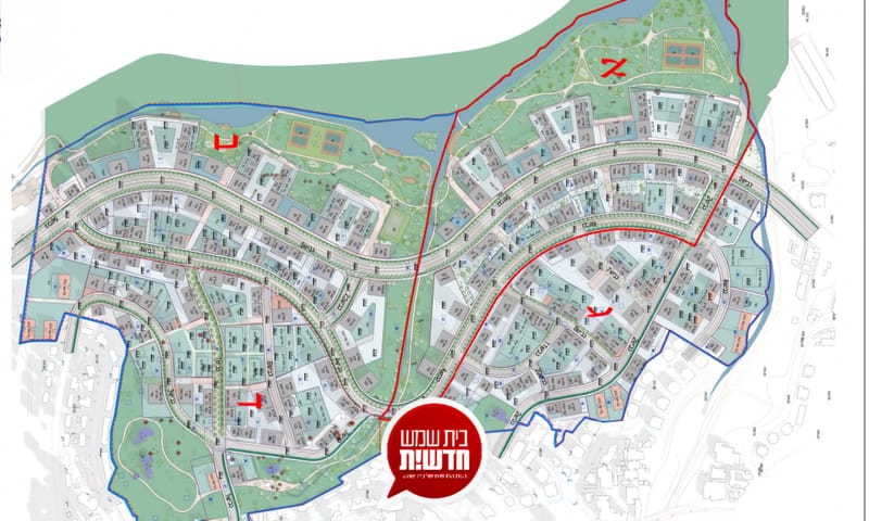 לאורך כביש נהר הדן: השכונה החדשה בעיר שתתחבר לרמת בית שמש ב'
