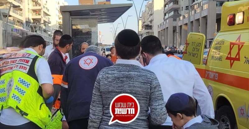 רמת בית שמש ד': ילד כבן 6 נפגע בתאונת דרכים - מצבו בינוני
