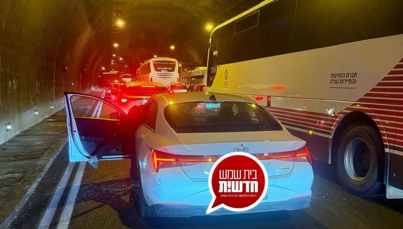 תיעוד דרמטי מכביש 1: שב"ח גנב רכב ונעצר רגע לפני שהבריח אותו לשטחי יו"ש