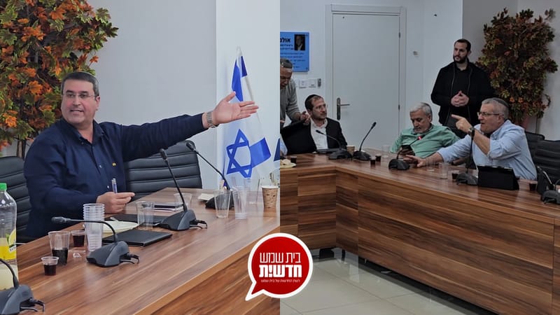 וויכוח סוער במליאה: חבר המועצה ווליצקי תקף את גבאי - "אתה צריך להתבייש"