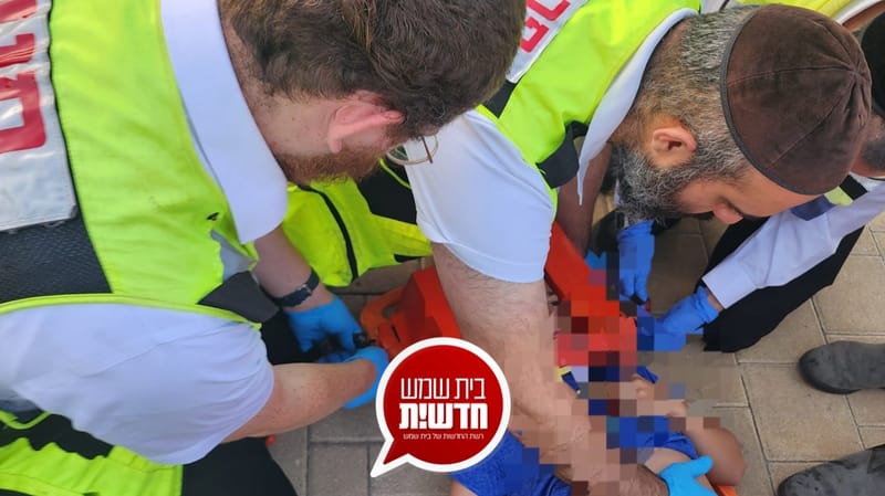 שדרות נהר הירדן: ילד בן 8 פונה נפגע במהלך רכיבה על בימבה - מצבו בינוני