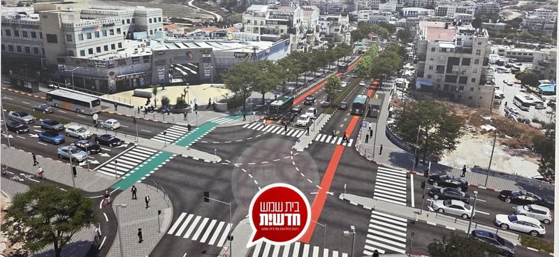 תצמצם את הפקקים: הכיכר נעלמת - כך תיראה צומת נהר הירדן הרצוג בעתיד הקרוב