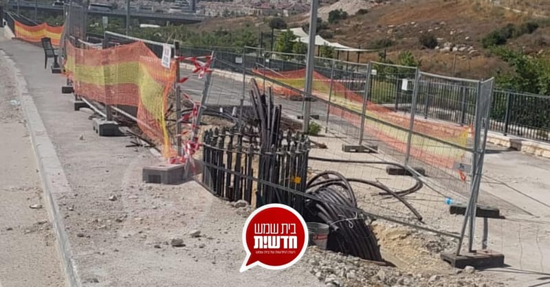 נמשכות עבודות שדרוג התקשורת בעיר: אנטנה חדשה מוקמת בנווה שמיר