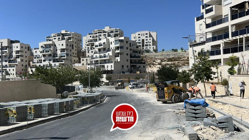 אחרי חודשים של קיפאון: עבודות הפיתוח בשכונת רמה ד'2 חודשו