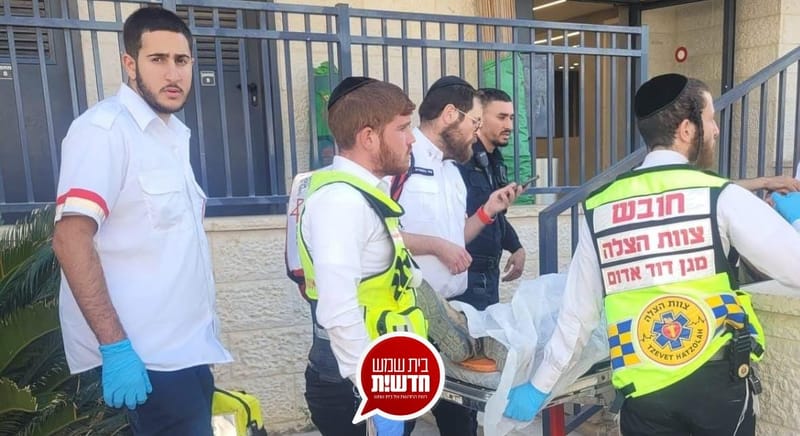 רמה ד': גבר בן 34 נפל מגובה במהלך פירוק סוכה - מצבו בינוני