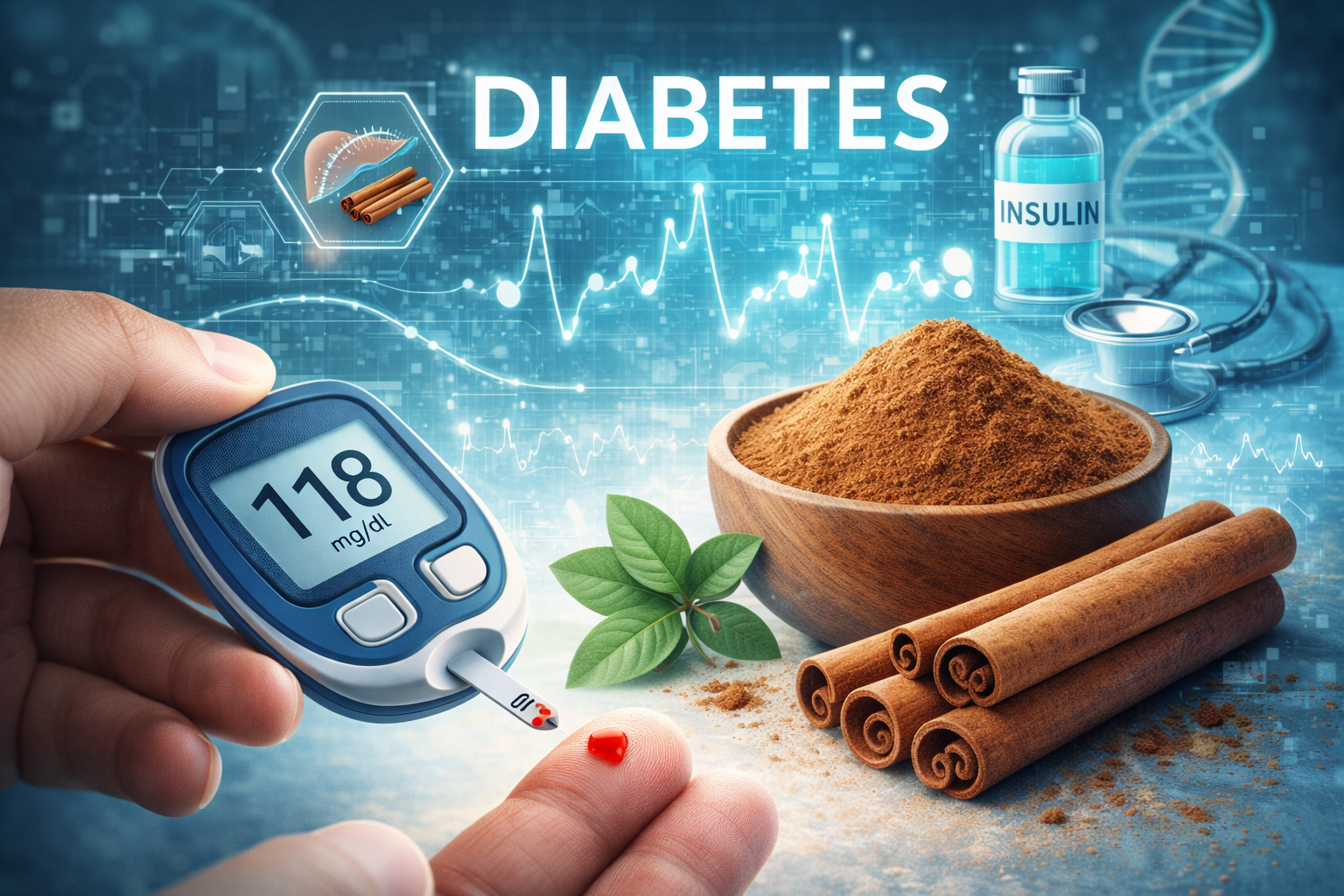 فوائد القرفة الصحية لخفض مستوى السكر في الدم