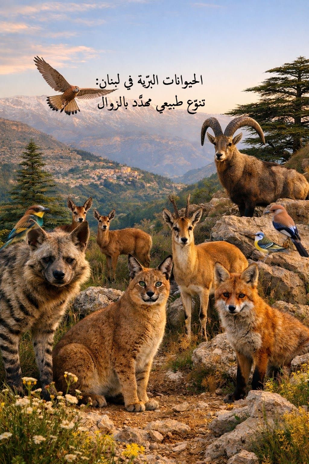 الحيوانات البرّية في لبنان: تنوّع طبيعي مهدَّد بالزوال