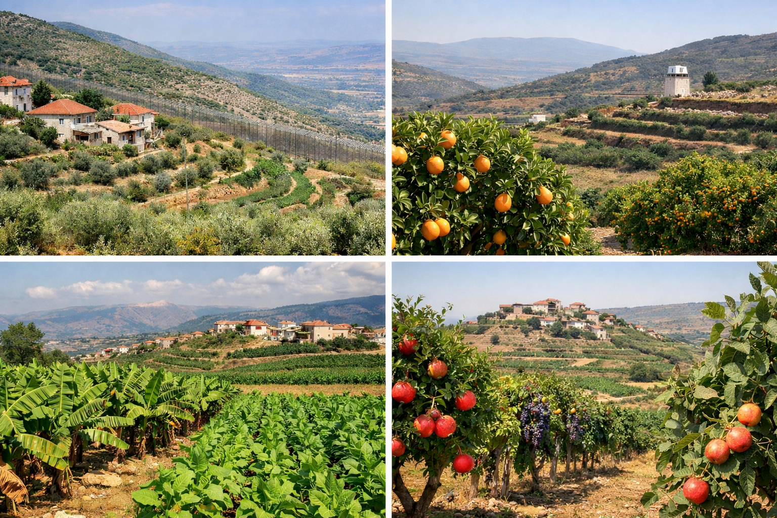الجنوب اللبناني الحدودي: أرض العطاء بين التلال والحقول