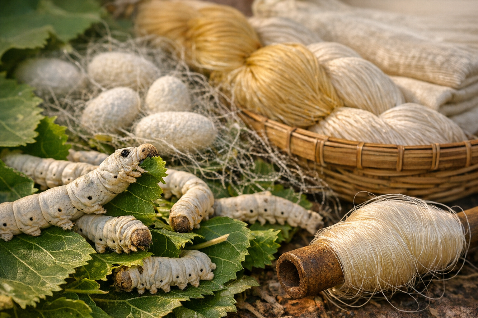 الحرير في لبنان: من دودة صغيرة إلى تاريخ اقتصادي عظيم