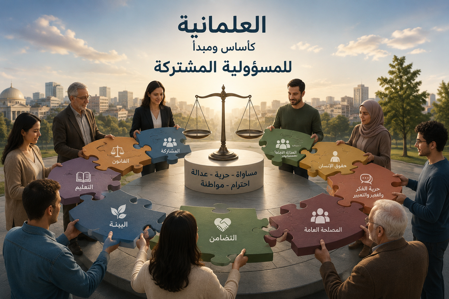 "العلمانية كأساس ومبدأ للمسؤولية المشتركة"-أصالة أصلان