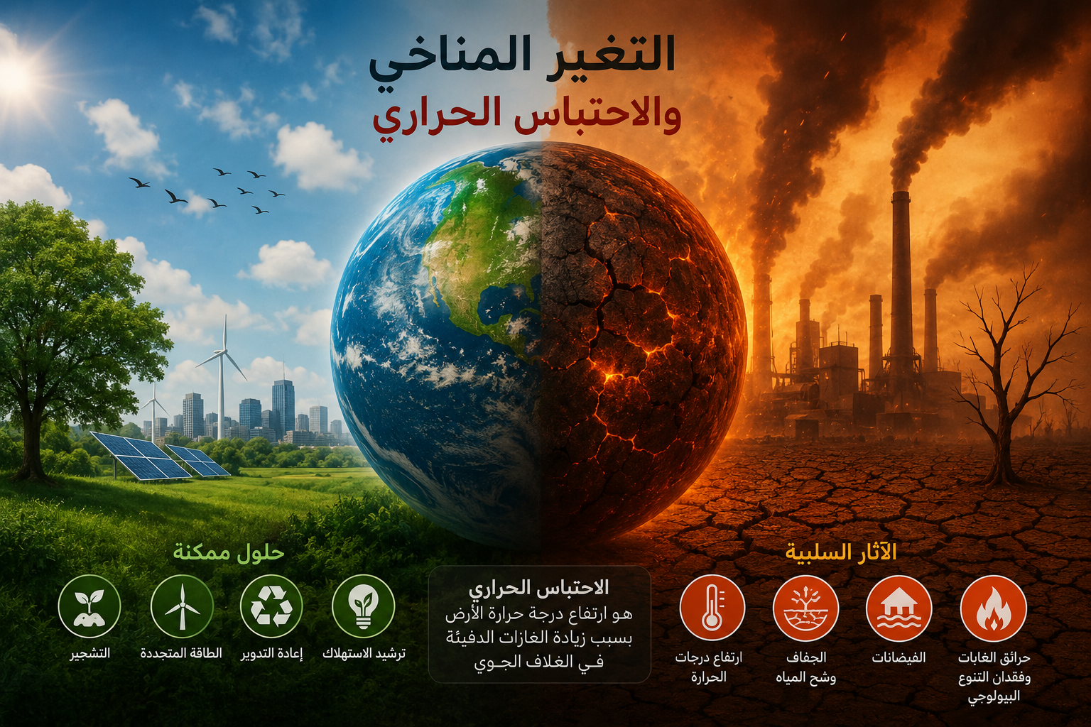 التغيّر المناخي والاحتباس الحراري في القرن الحالي: الأرض على حافة التحوّل