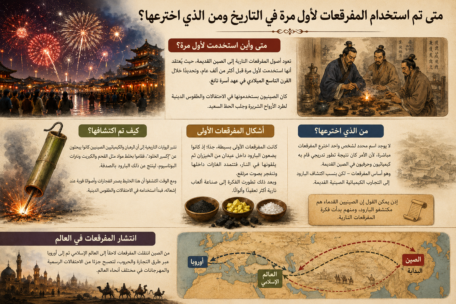 أصول المفرقعات