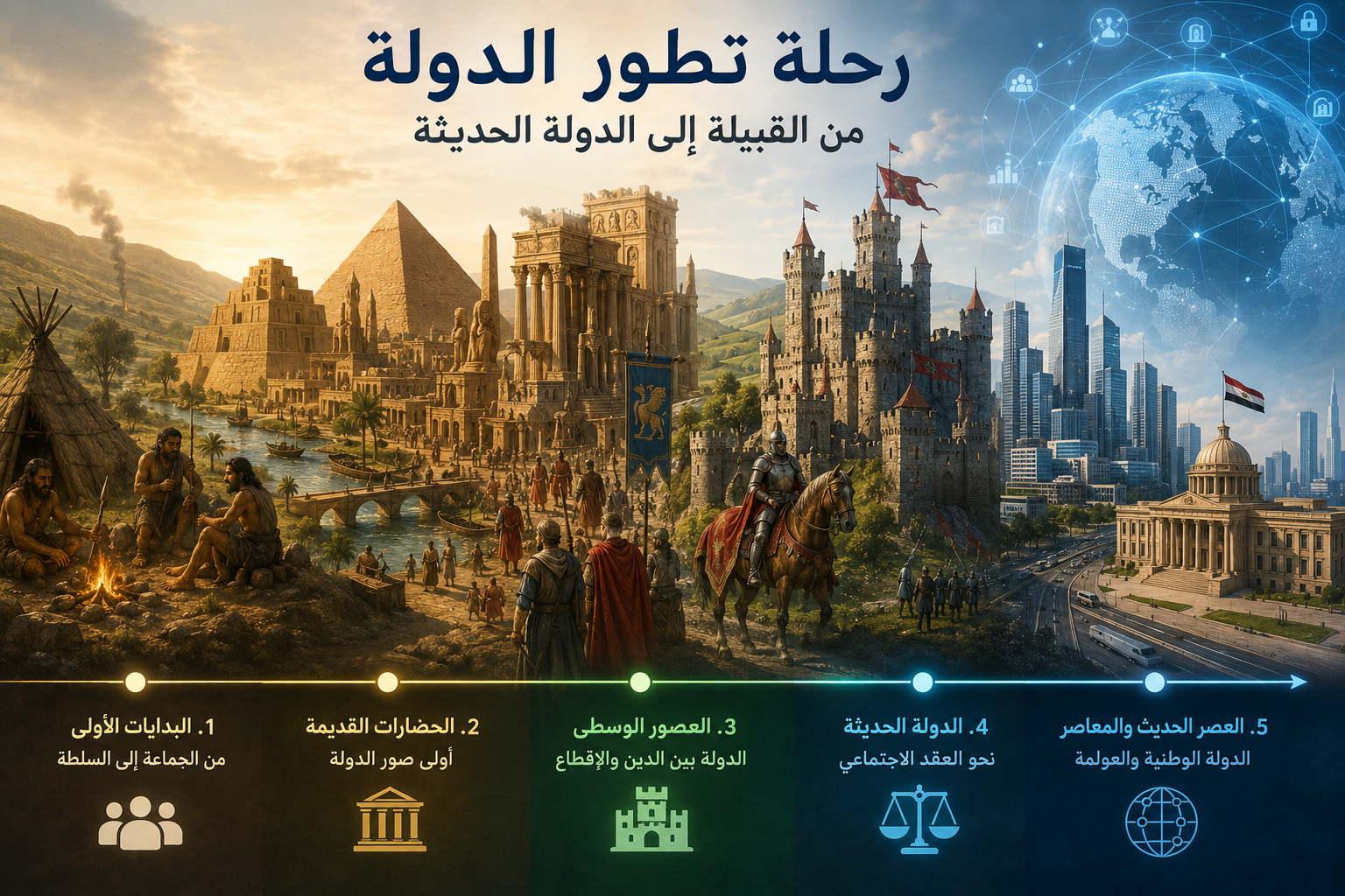 متى ظهر مفهوم الدولة؟