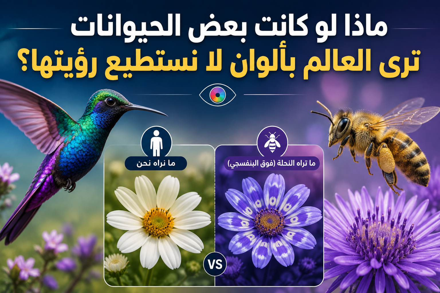 ماذا لو كانت بعض الحيوانات ترى العالم بألوان لا نستطيع رؤيتها؟