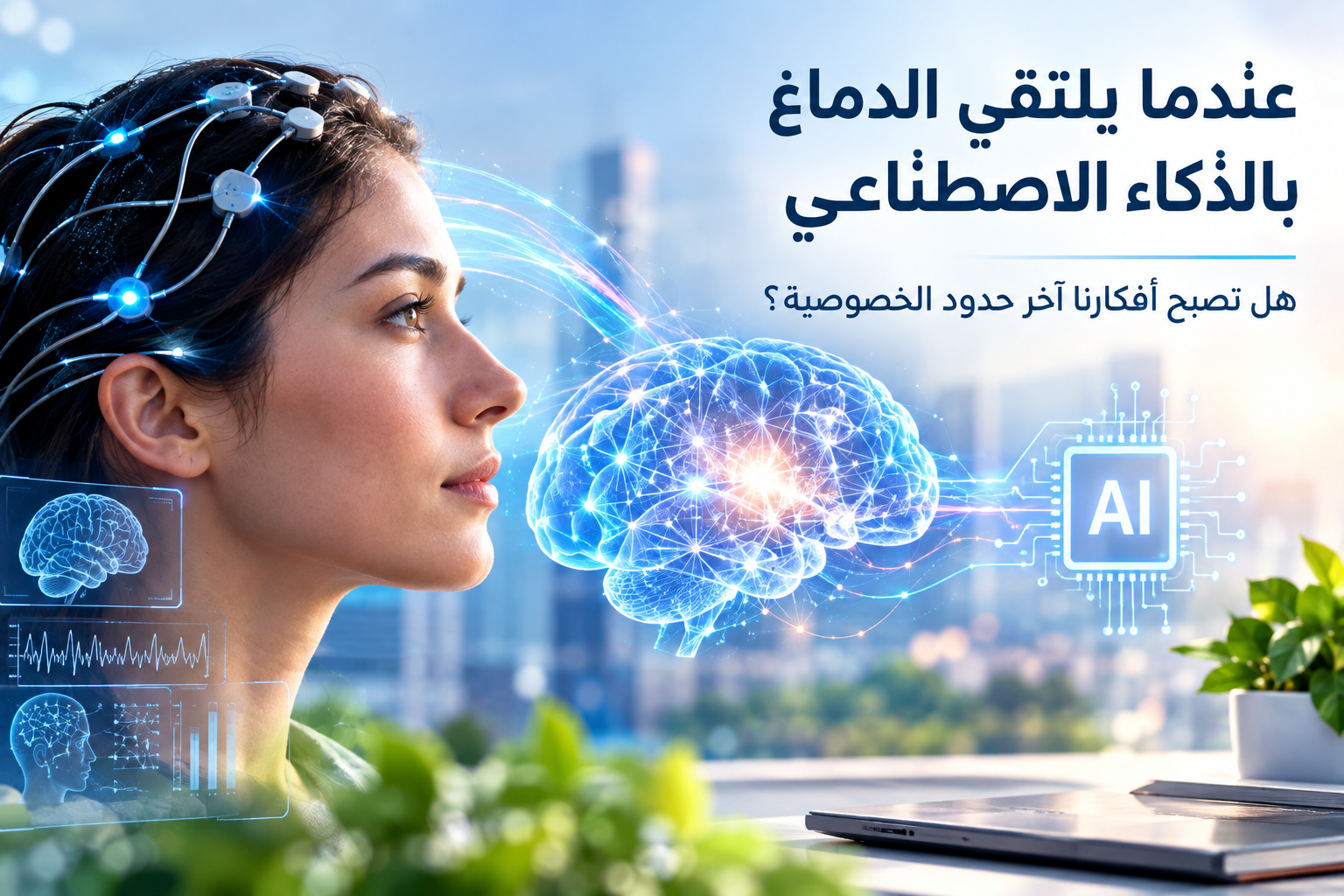 عندما يلتقي الدماغ بالذكاء الاصطناعي... هل تصبح أفكارنا آخر حدود الخصوصية؟