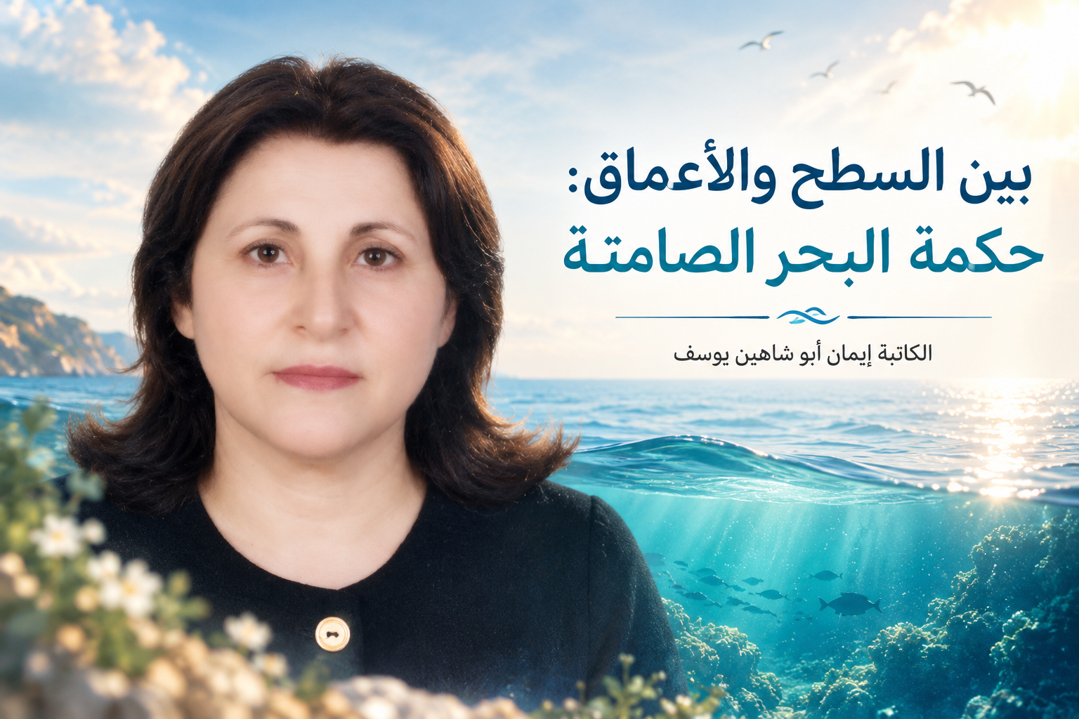 بين السطح والأعماق: حكمة البحر الصامتة - إيمان أبو شاهين يوسف