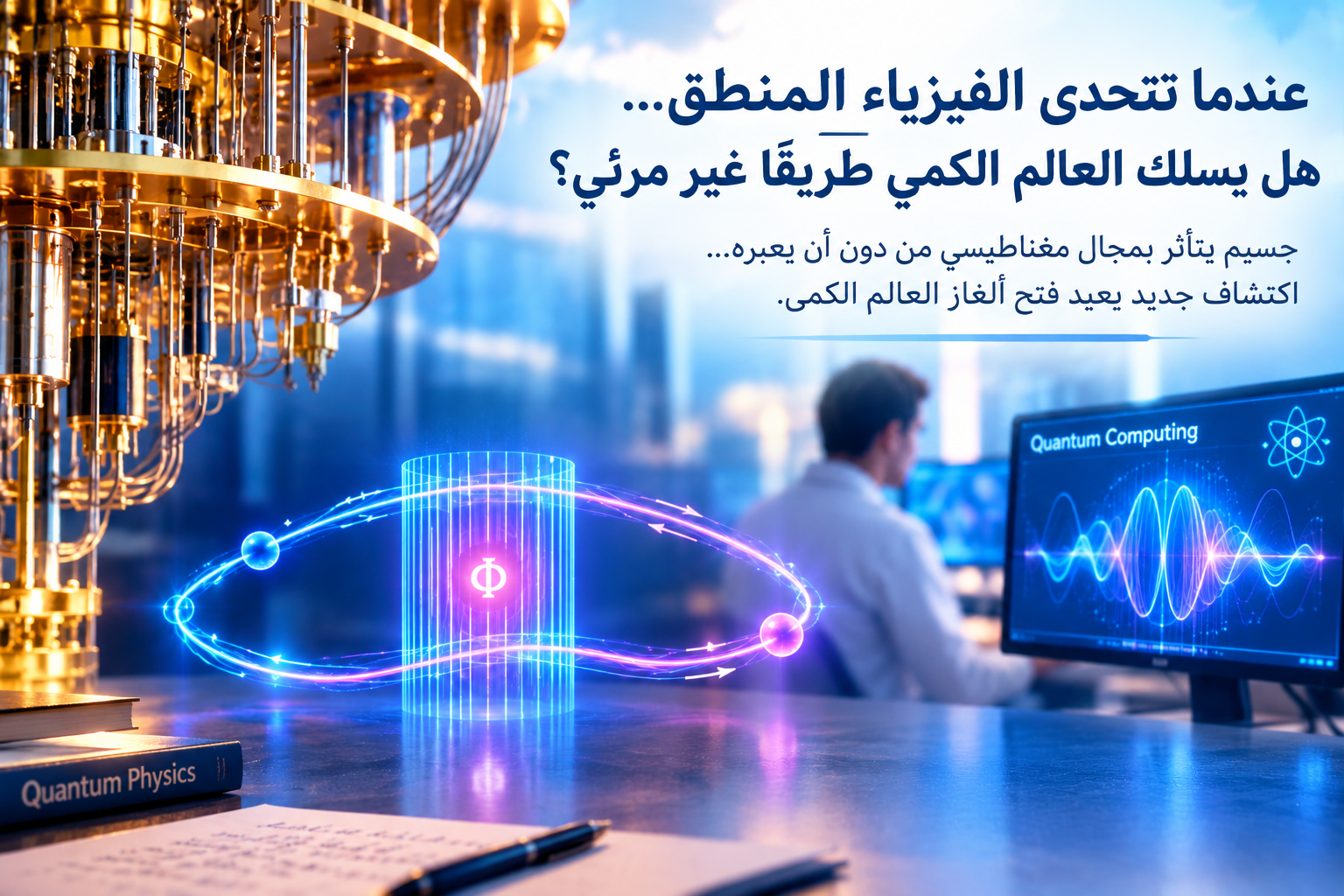 عندما تتحدى الفيزياء المنطق… هل يسلك العالم الكمّي طريقًا غير مرئي؟