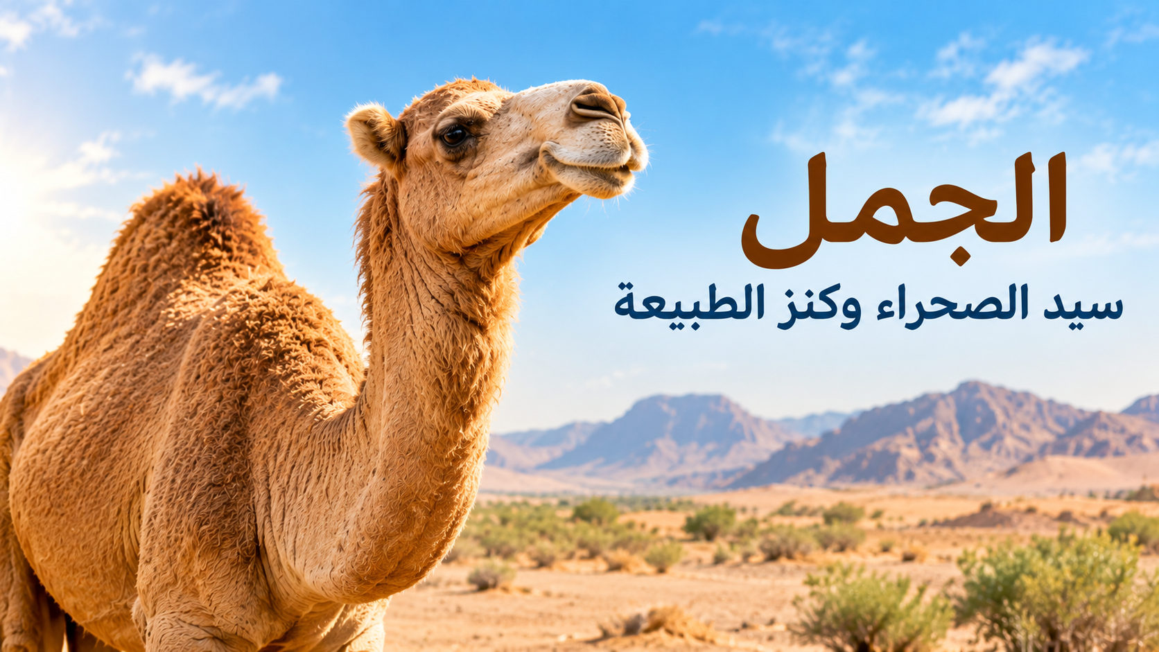 الجمل: سيّد الصحراء وكنز الطبيعة