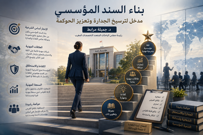 بناء السند المؤسسي: مدخل لترسيخ الجدارة وتعزيز الحوكمةد.جميلة مرابط