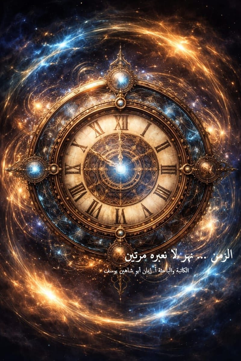 الزمن...نهر لا نعبره مرتين - الكاتبة أ. إيمان أبو شاهين يوسف