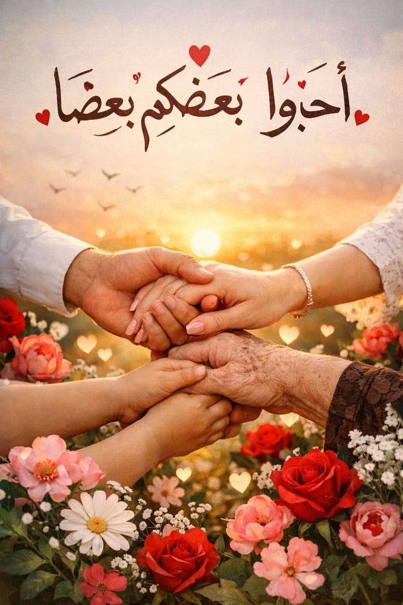 “أَحِبُّوا بَعْضُكُمْ بَعْضًا”…🍂،د. عماد الأعور🍀