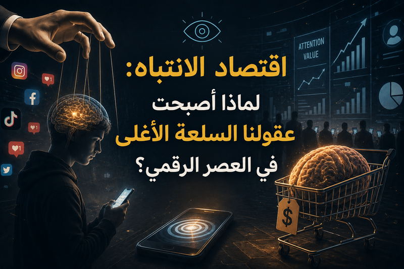 اقتصاد الانتباه: لماذا أصبحت عقولنا السلعة الأغلى في العصر الرقمي؟